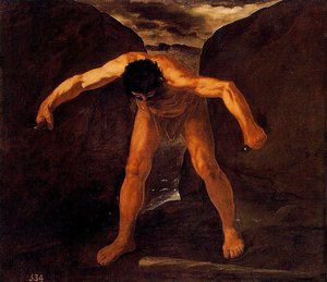 Hércules Separa Los Montes Calpe Y Abyla — Francisco De Zurbarán