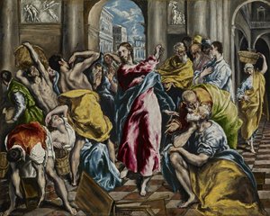 Purificazione Del Tempio — El Greco