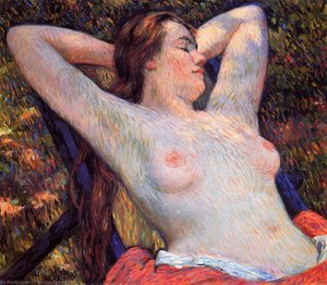 The Model's Siesta — Theo Van Rysselberghe