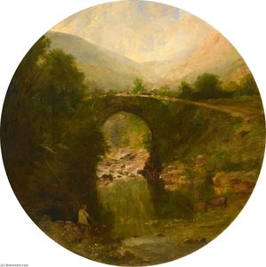 Bridge Near South Brent, Devon (didsworthy Bridge ) — John Gendall