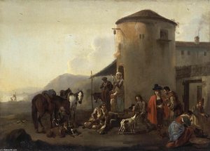 Hunters At Rest — Jan Miel