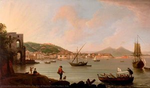 The Bay Of Naples From Posillipo, Italy — Pietro Fabris