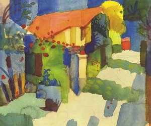 House In The Garden — August Macke