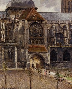 Katedraalin Portti Saint Laurentin Luostarissa — Camille Pissarro