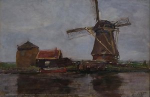 Windmill With Summerhouse Ii — Piet Mondrian