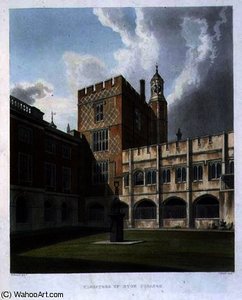 Cloisters Of Eton College — William Westall