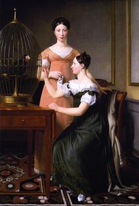 Mendel Levin Nathanson's Elder Daughters, Bella And Hanna — Christoffer Wilhelm Eckersberg
