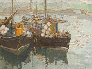 Fishing Boats — Georgina Moutray Kyle