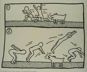 Die Blaupausen-zeichnungen — Keith Haring