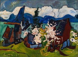Hardanger Chalets And Blossoms — William H. Johnson