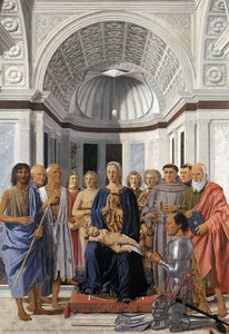 Madonna I Dziecko Z Świętymi — Piero Della Francesca