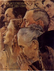 Freedom To Worship — Norman Rockwell