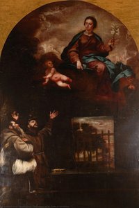The Vision Of St. Felix Of Cantalice — Alonzo Cano