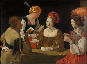 Le Joueur D'cartes Avec L'as De Cœur — Georges De La Tour
