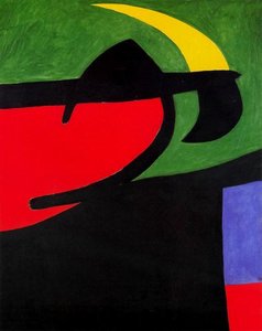 Labriego Catalán En Claro De Luna — Joan Miró