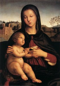 Madonna Y El Niño — Rafael