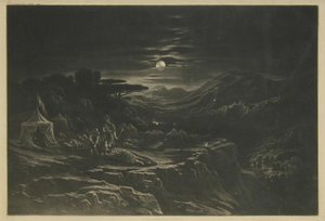 David Spareth Saul At Hachilah — John Martin