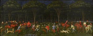 The Hunt In The Forest — Paolo Uccello