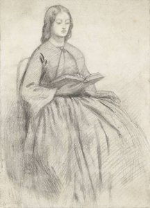 Elisabeth Siddall In Einem Sessel — Dante Gabriel Rossetti