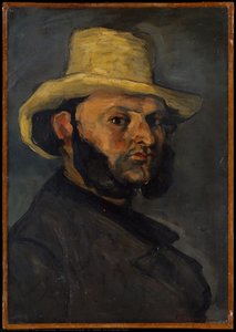 Gustave Boyer (b. 1840) Im Strohhut — Paul Cézanne