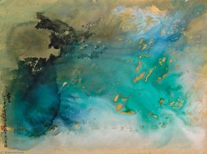 Snow Storm Switzerland — Zhang Daqian