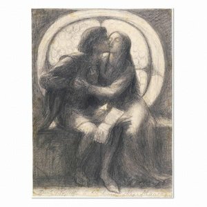 Paolo And Francesca — Dante Gabriel Rossetti