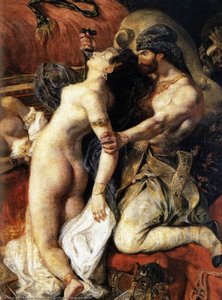 The Death Of Sardanapalus (detail) — Eugène Delacroix