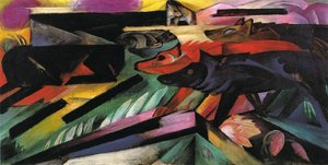 Die Wölfe (auch Bekannt Als Balkankrieg) — Franz Marc