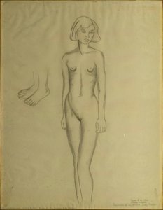 Nude Of My Cousin Ady Weber — Frida Kahlo