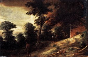 Twilight Landscape — Adriaen Brouwer