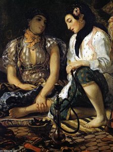 Le Donne Di Algeri (dettaglio) — Eugène Delacroix