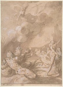 Juno Appearing To Sea Gods — Cornelis Cornelisz Van Haarlem