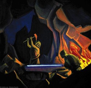 Forging The Sword (nibelung) — Nicholas Roerich