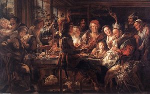Král Černožlutý — Jacob Jordaens