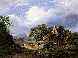 Excursionist In Italian Countryside — Károly Marko Den Eldre