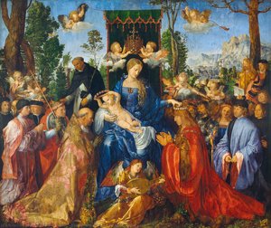 Uložení Růžencového Oltáře — Albrecht Dürer