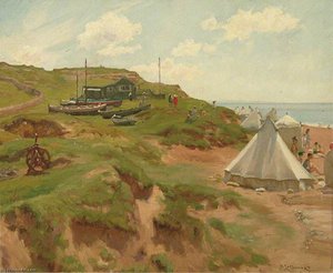 Beach Scene — Sir Alfred James Munnings