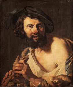 Man With A Flute — ديرك فان بابورن