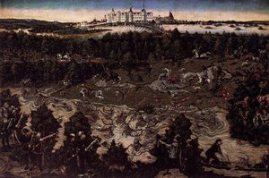 Hunt In Honour Of Charles V At The Castle Of Torgau 1 — Lucas Cranach The Elder