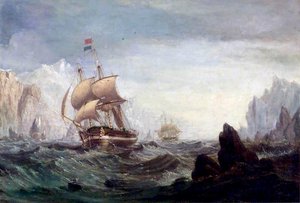 The Expedition Entering Baffin Bay In Search Of John Franklin — Stuart Henry Bell