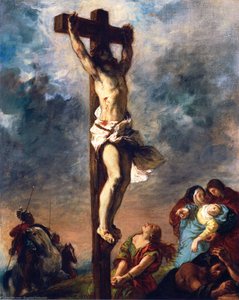 Christ On The Cross — Eugène Delacroix
