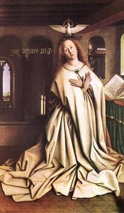 Tabloul "expunerea Nașterii" — Jan Van Eyck