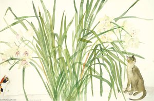 Cats And Orchids — Elizabeth Violet Blackadder