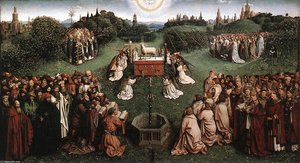 Das Ghent Altarbild: Lobung Des Lammes — Jan Van Eyck