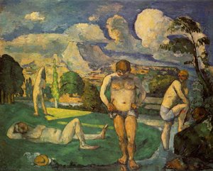I Baccanti Al Riposo — Paul Cézanne
