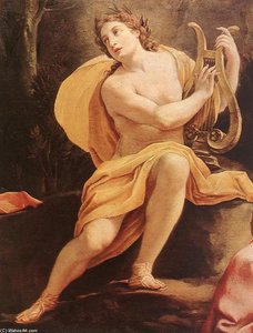 Parnassus Or Apollo And The Muses (detail) — Simon Vouet
