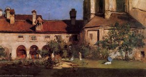 The Cloisters — William Merritt Chase
