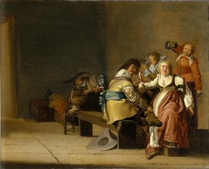 Scène De Cabaret — Pieter Jacobsz Codde
