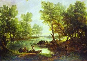 Ansicht Von King's Bromley-on-trent, Staffordshire — Thomas Gainsborough