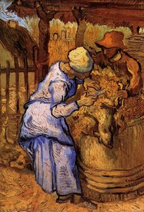 Lampaita Kataisevat Jean-françois Milletin Inspiraatio — Vincent Willem Van Gogh